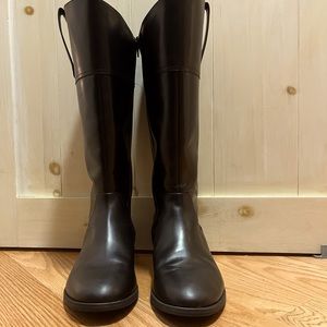 Black Vionic Women's Knee High Tall Equestrian Riding Style Boot